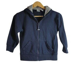 Greendog Boys Hoodie Blue Navy Size 6 Sweatshirt Full Zip Pockets Long Sleeve